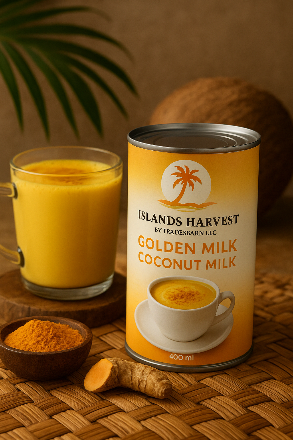 Golden coconut milk