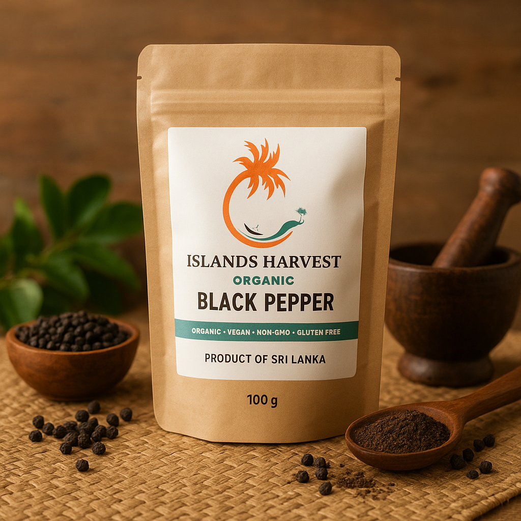 Organic black pepper